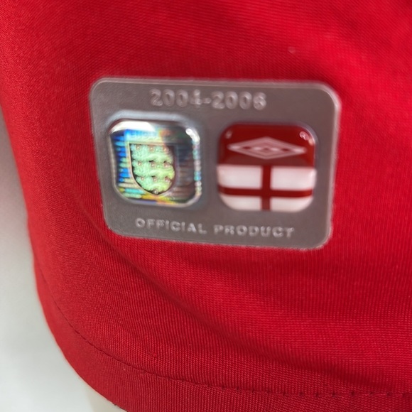 England National Team Three Lions English Umbro World Cup Soccer Football Jersey - Picture 4 of 5